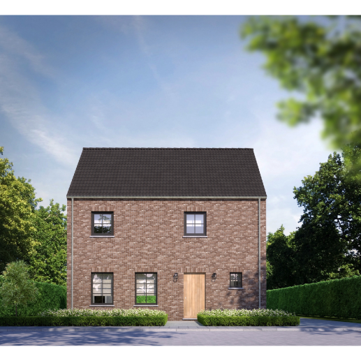 Nieuwbouwwoning, Roelstraat lot 1A te Budingen, open bebouwingen