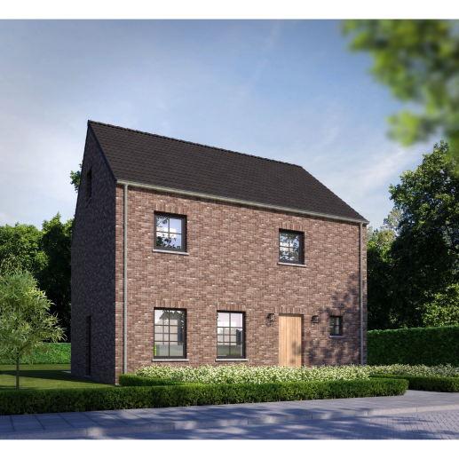 Nieuwbouwwoning, Roelstraat lot 1A te Budingen, open bebouwingen