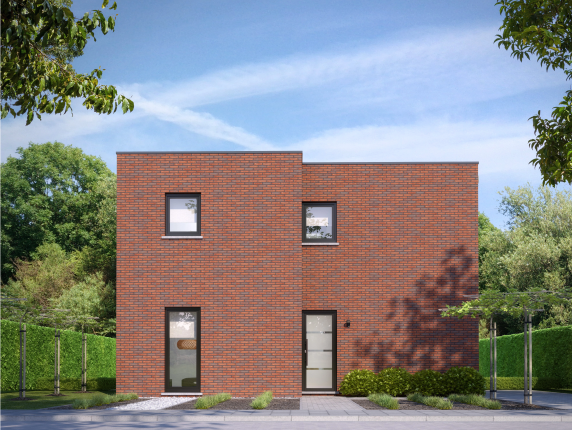 Nieuwbouwwoning, Langenberg Molenstede, open bebouwing