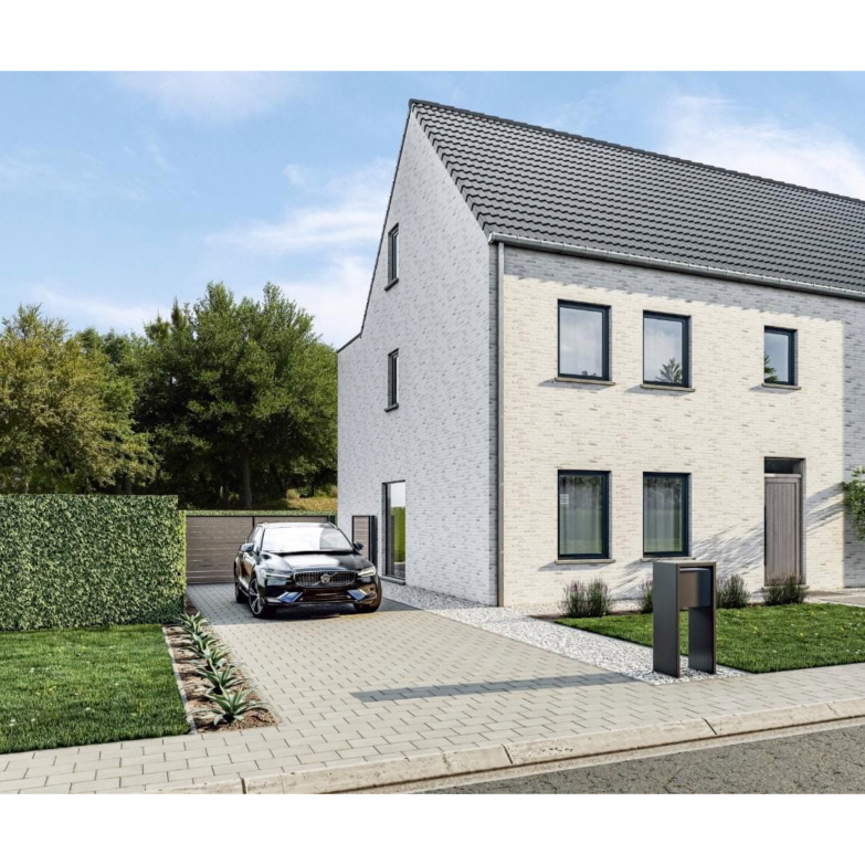 Nieuwbouwwoning, Nopstal Aarschot, halfopen bebouwing Nieuwbouwwoning, Nopstal Aarschot, halfopen bebouwing