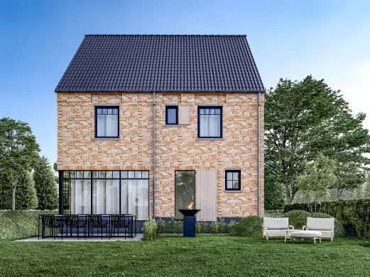 Nieuwbouwwoning, open bebouwing, klassieke woning, brouwershof Beerzel
