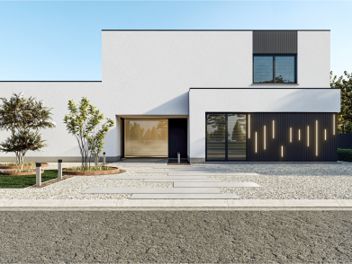 Nieuwbouwwoning,Parijsstraat Lubbeek, open bebouwing, moderne woning