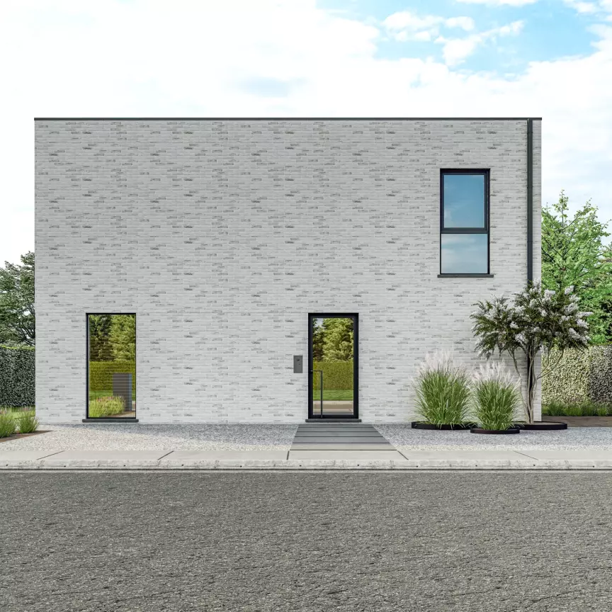 Nieuwbouwwoning, Platte-Lostraat, kessel-Lo, open bebouwing