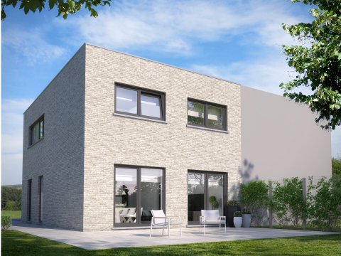 Nieuwbouwwoning, halfopen moderne wonning, Beringen