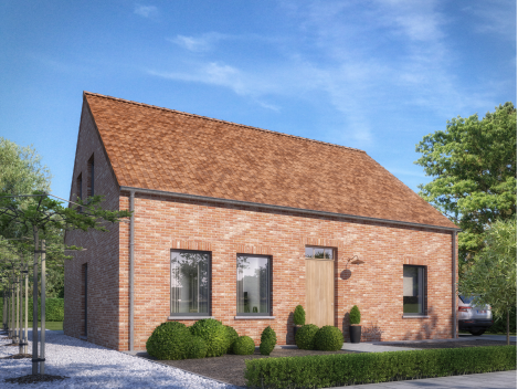 Nieuwbouwwoning, open klassieke bebouwing, Leeuwerik