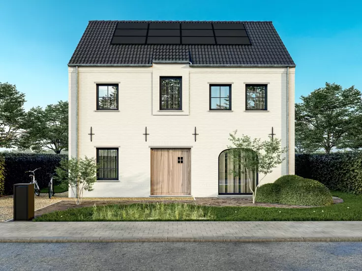 Nieuwbouwwoning, open bebouwing, Gelebergstraat Paal Beringen Nieuwbouwwoning, open bebouwing, Gelebergstraat Paal Beringen