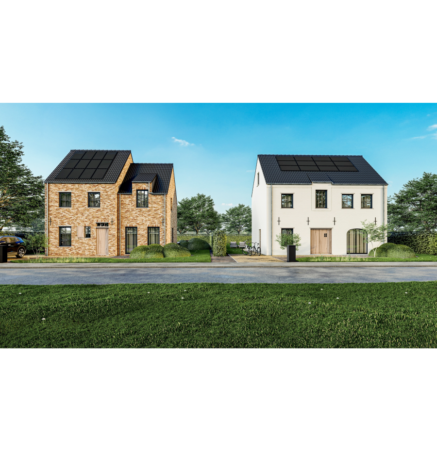 Nieuwbouwwoning, open bebouwing, eigentijdse woning Nieuwbouwwoning, open bebouwing, eigentijdse woning