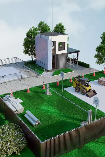 AVL Woningbouw key visual woning inclusief grond