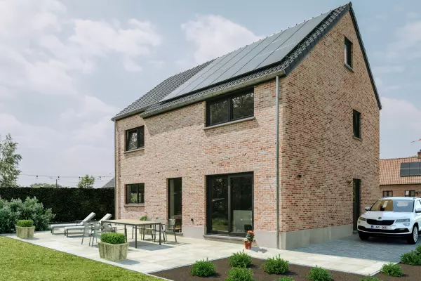 Nieuwbouwwoning, gierlebaan kasterlee, landelijke woning