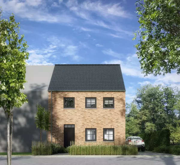 Nieuwbouwwoning, half open, eigentijdse woning, Riemst
